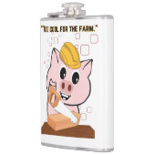 大工の引用文 フラスク (左)