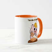 大工の引用文 マグカップ (正面右)