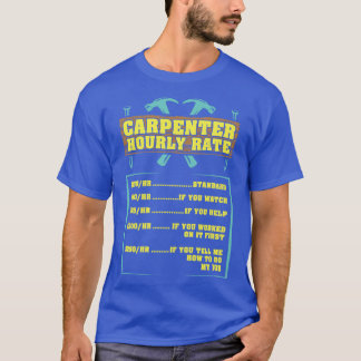 大工の時給 Tシャツ