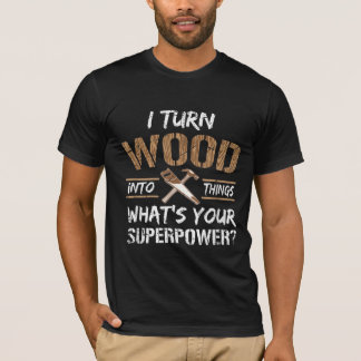 大工の木工に木を変える Tシャツ