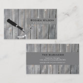 大工の木工プロフェッショナル木工具 名刺 (正面/裏面)