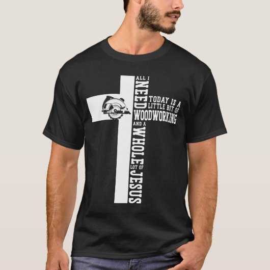 大工の木工今日必要なのは少し Tシャツ (正面)