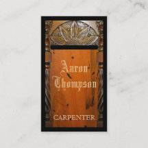 大工の木工名刺