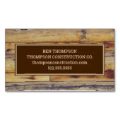 大工の木工建築 マグネット名刺 (正面)