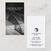 大工の木工用名刺 名刺 (正面/裏面)