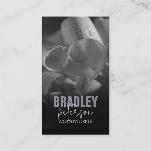 大工の木工用名刺 名刺 (正面)