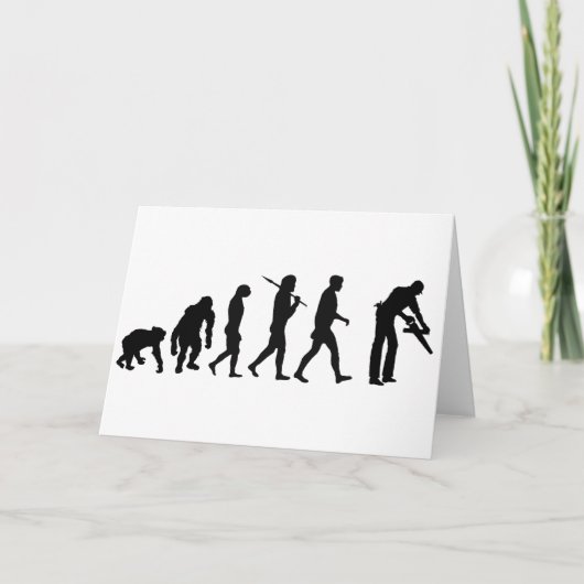 大工の木工職人のセット作り カード (正面)