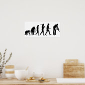 大工の木工職人セットの進化 ポスター (キッチン)