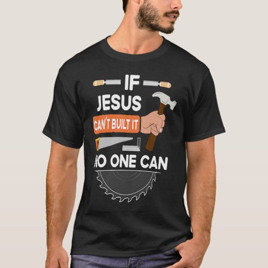 大工の木工職人 Tシャツ (正面)