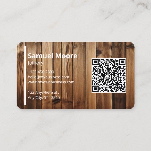 大工の木工 名刺 (正面)