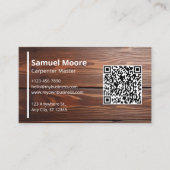 大工の棟梁 名刺 (正面)