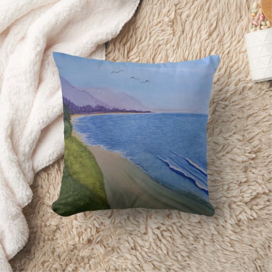 大工の海岸 クッション (ブランケット)