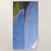 大工の海岸 ビーチタオル (正面)