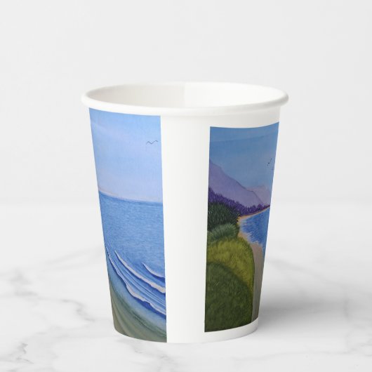 大工の海岸 紙コップ (左)