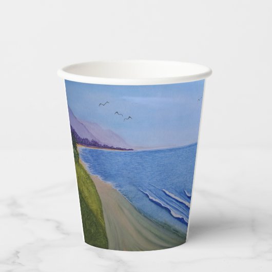 大工の海岸 紙コップ (正面)