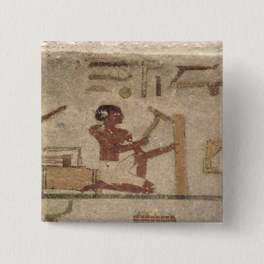 大工の研修会 缶バッジ (正面)