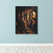 大工の聖ヨセフ キャンバスプリント (インサイチュ (ウッドフロア))