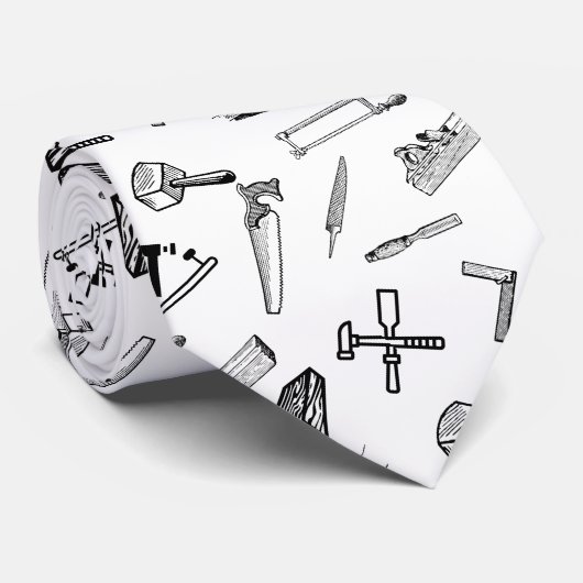 大工の職業パパ ネクタイ (ロール)