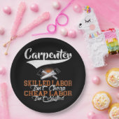 大工の腕は高くはない ペーパープレート (パーティー)