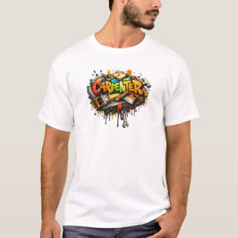 大工の落書きツール ストリートアートTシャツ Tシャツ