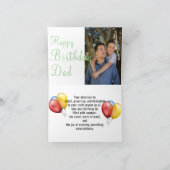 大工の誕生日折り紙グリーティングカード カード (内部)