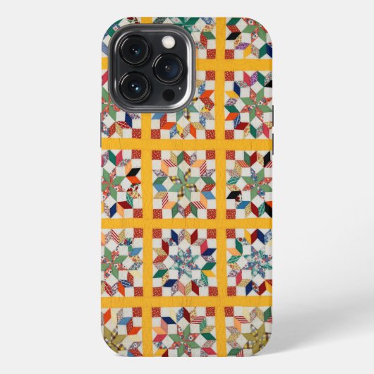 大工の車キルト iPhoneケース (裏面)