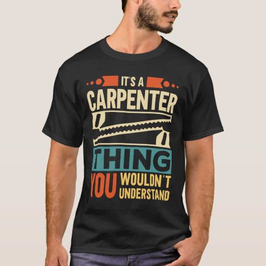 大工の道具だ Tシャツ (正面)