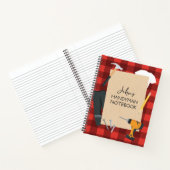 大工の道具手帳男性へ ノートブック (内部)