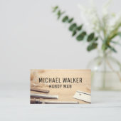 大工の道具 | ハードウェア | 木工 名刺 (スタンド正面)