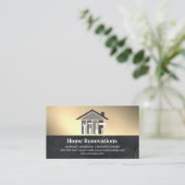 大工の道具 | ホームレノベーション 名刺 (スタンド正面)