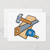 大工の道具 ポストカード (正面/裏面)