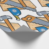 大工の道具 ラッピングペーパー (角)