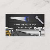 大工の道具 | 元請負人 名刺 (正面)