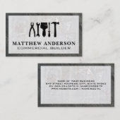 大工の道具 名刺 (正面/裏面)