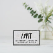 大工の道具 名刺 (スタンド正面)