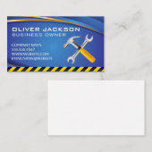 大工の道具 |建築ビルダ 名刺 (正面/裏面)