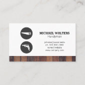 大工の道具 |建築ビルダ 名刺 (正面)