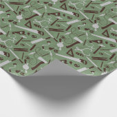 大工の道具、木工 ラッピングペーパー (角)