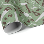 大工の道具、木工 ラッピングペーパー (ロールコーナー)