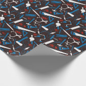 大工の道具、木工 ラッピングペーパー (角)