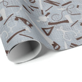 大工の道具、木工 ラッピングペーパー (ロールコーナー)