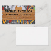 大工の道具 | 木製鋼 名刺 (正面/裏面)