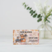 大工のBuisinessカード 名刺 (スタンド正面)