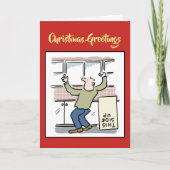 大工またはジョイナのクリスマスカード シーズンカード (正面)
