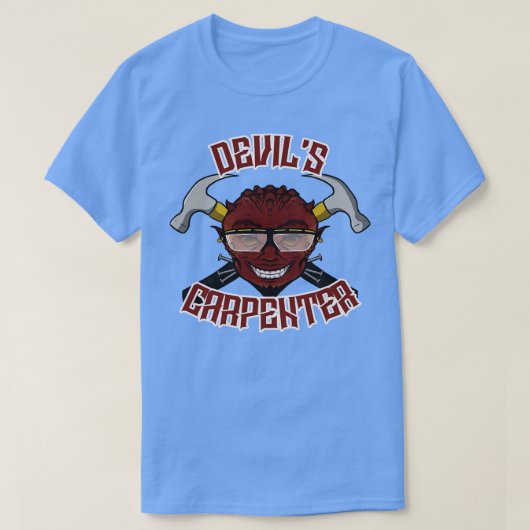 大工を悪魔にする Tシャツ (デザイン正面)