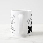 大工イラストレーション付き巨大コーヒーマグ ジャンボコーヒーマグカップ (裏面)