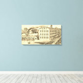 大工イリノイ州イリノイ州アイアン&ボルト キャンバスプリント (インサイチュ (ウッドフロア))