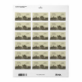 大工イリノイ鉄道車庫1890 ラベル (フルシート)