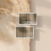 大工ウォールナット木仕上げ家具メーカー 名刺