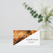 大工エレガント木造キャビネットメーカー兼ハンドマン 名刺 (スタンド正面)